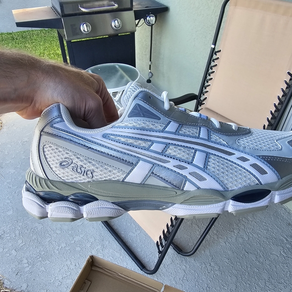 Size 12 - Asics Gel-NYC 2055 Cream/Dolphin Grey
